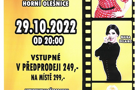 Travesti Show Crazy Goddess v Horní Olešnici