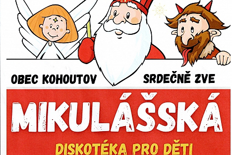 Mikulášská diskotéka pro děti