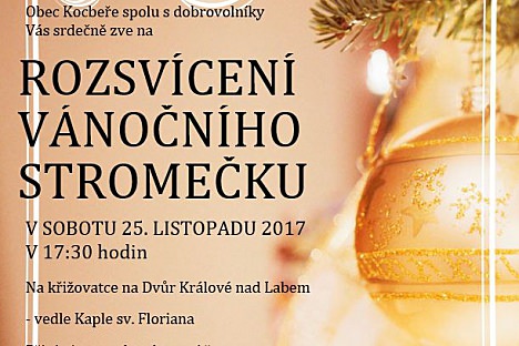 Rozsvícení vánočního stromečku