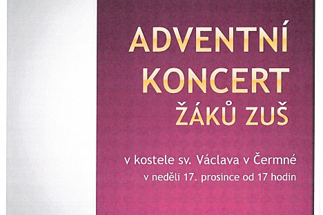 Adventní koncert žáků ZUŠ