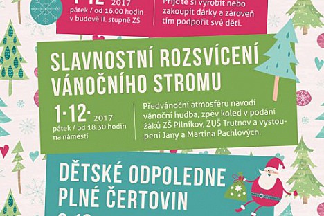 Vánoční pozvánka města Pilníkov