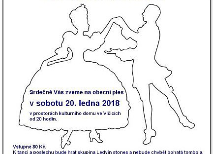 Obecní ples ve Vlčicích