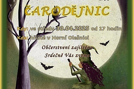 Pálení čarodějnic v Horní Olešnici