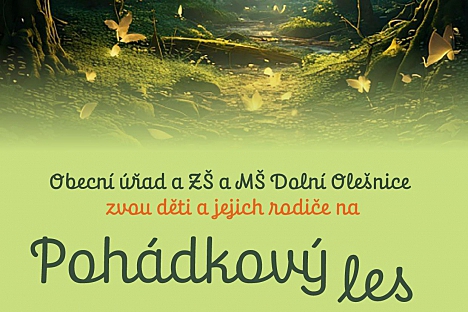 Pohádkový les v Dolní Olešnici
