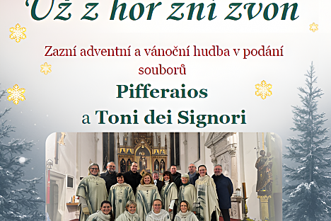 Adventní večer plný hudby a kouzla s Pifferaios a Toni dei Signori