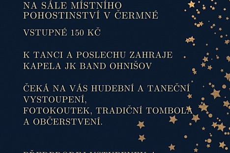 Čermná tančí! Srdečně vás zveme na letošní obecní ples