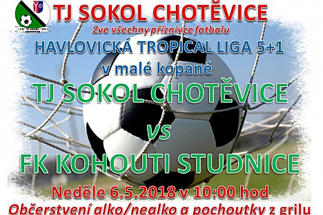 Malá kopaná v Chotěvicích