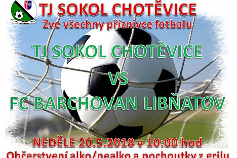 Fotbalové utkání v Chotěvicích