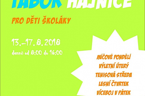 Letní příměstský tábor Hajnice