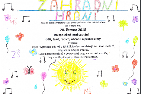 Zahradní hraní v Dolní Olešnici