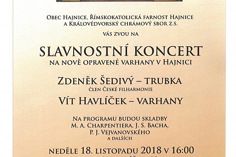 Slavnostní varhanní koncert