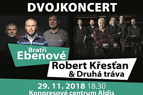 Dvojkoncert Bratři Ebenové a Robert Křesťan