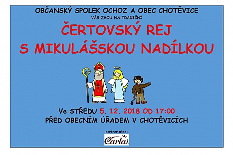 Čertovský rej s Mikulášskou nadílkou