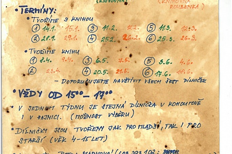 Tvořivé dílničky pro děti