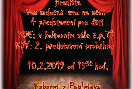 Představení pro děti Kabaret z Popletova