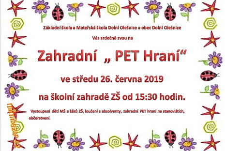 Zahradní hraní v Dolní Olešnici