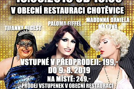 Travesti show III "Tři grácie"