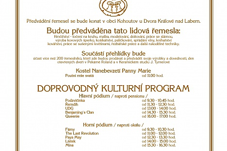 Lidová řemesla v Kohoutově