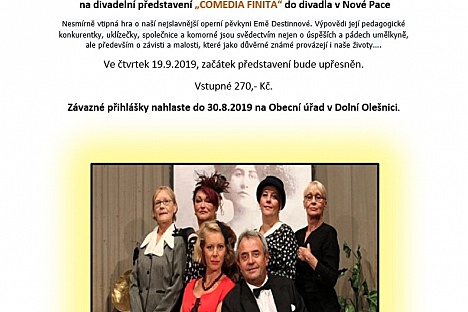 Divadelní představení "COMEDIA FINITA"