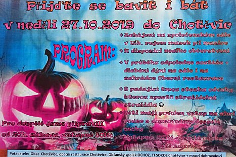 Přijďte se bavit i bát do Chotěvic