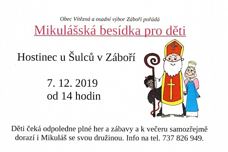 Mikulášská besídka pro děti