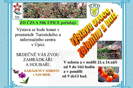 Výstava ovoce, zeleniny a hub