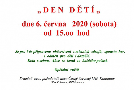 Den dětí v Kohoutově