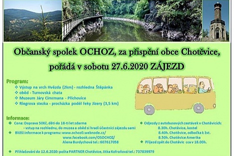 Chotěvice: Pozvánka na zájezd