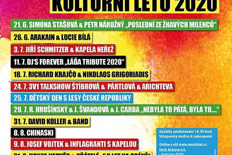 Kulturní léto na Přehradě Les Království