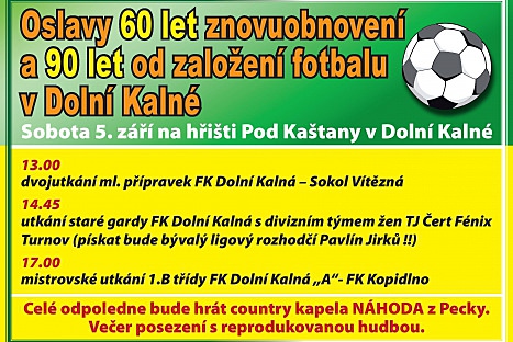 Fotbal v Dolní Kalné
