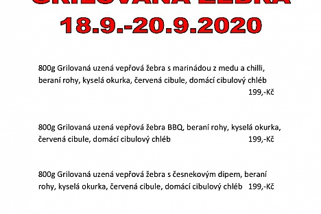 Na grilovaná žebra do Radvanic