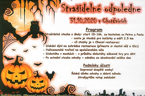 Strašidelné odpoledne v Chotěvicích