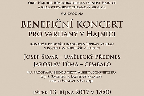 Koncert v kostele sv. Mikuláše v Hajnici