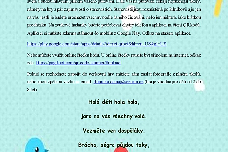 Pilníkovem spolu jdeme, procházku si užijeme