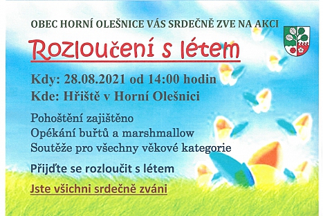 Rozloučení s létem v Horní Olešnici