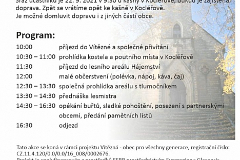 Setkání seniorů ve Vítězné