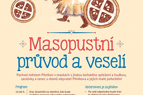 Pozvánka na masopust do Pilníkova