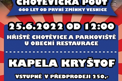 Oslava 660 let vesnice Chotěvice