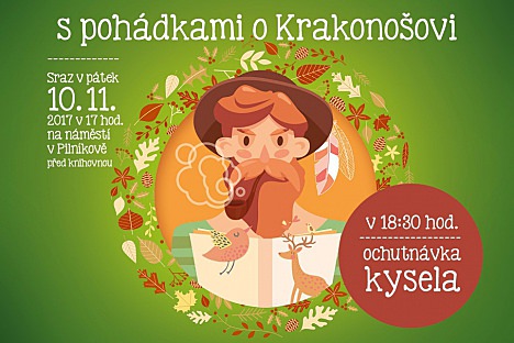 Noc v knihovně s pohádkami o Krakonošovi